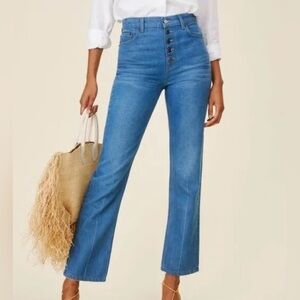 Reformation Jeans - Cynthia Button Fly High Rise NWT